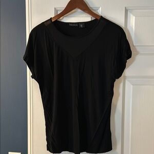 Soft, black, Tahari top